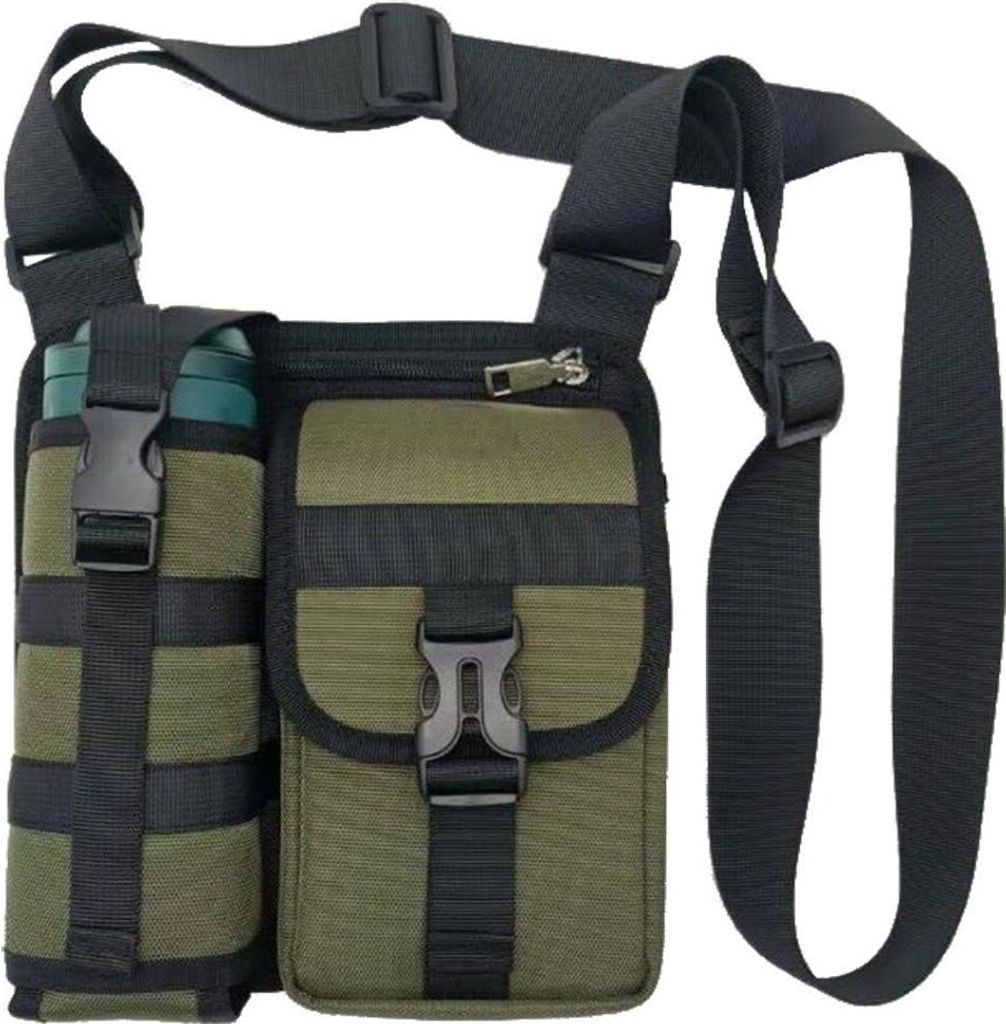 INF Outdoor Fahrrad Sling Wasserflaschentasche, kleine Größe Grün
