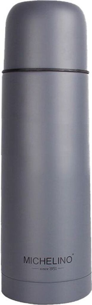 Michelino 0,5 Liter Isolierkanne Thermoflasche Isolierflasche Nora GRAU 54544