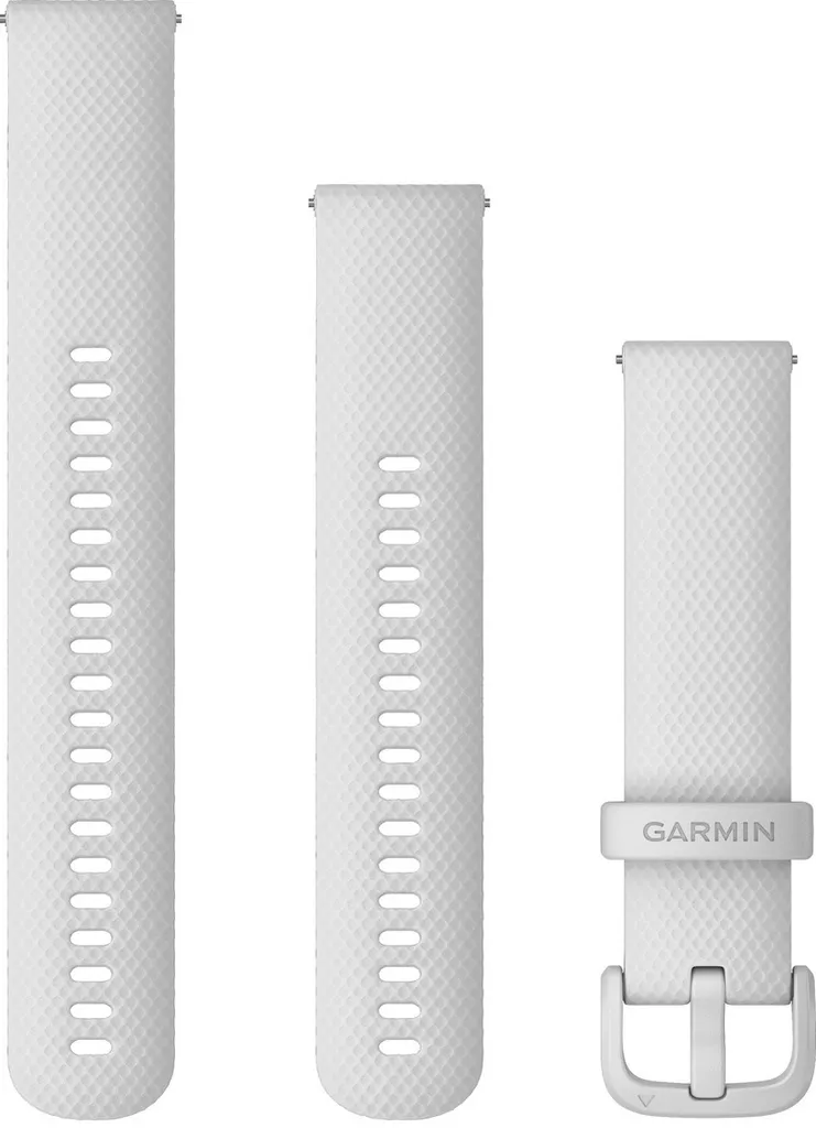 Cinturino Ricambio Garmin 20mm Bianco - Silicone Ultra Resistente