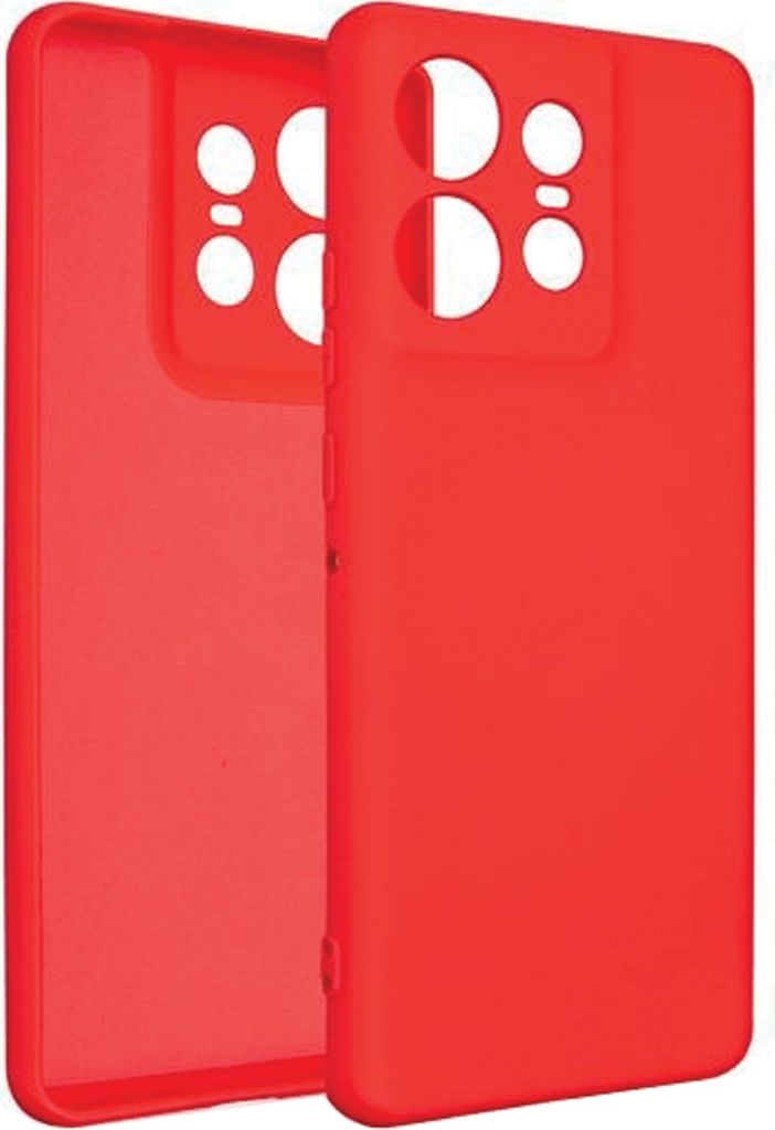 Beline Silikonhülle für Motorola Edge 50 Pro rot/rot Schutzhülle