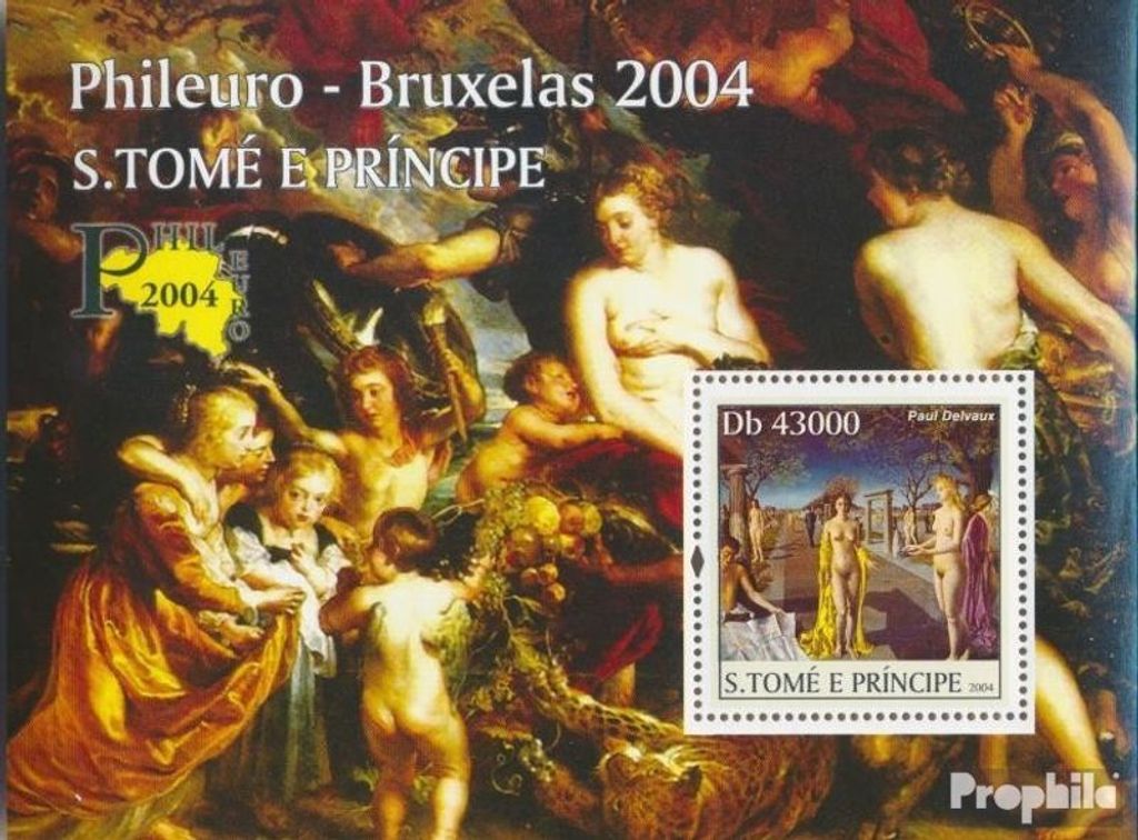 Briefmarken Sao Tome e Principe 2004 Mi Block 526 (kompl. Ausgabe) postfrisch Aktbilder