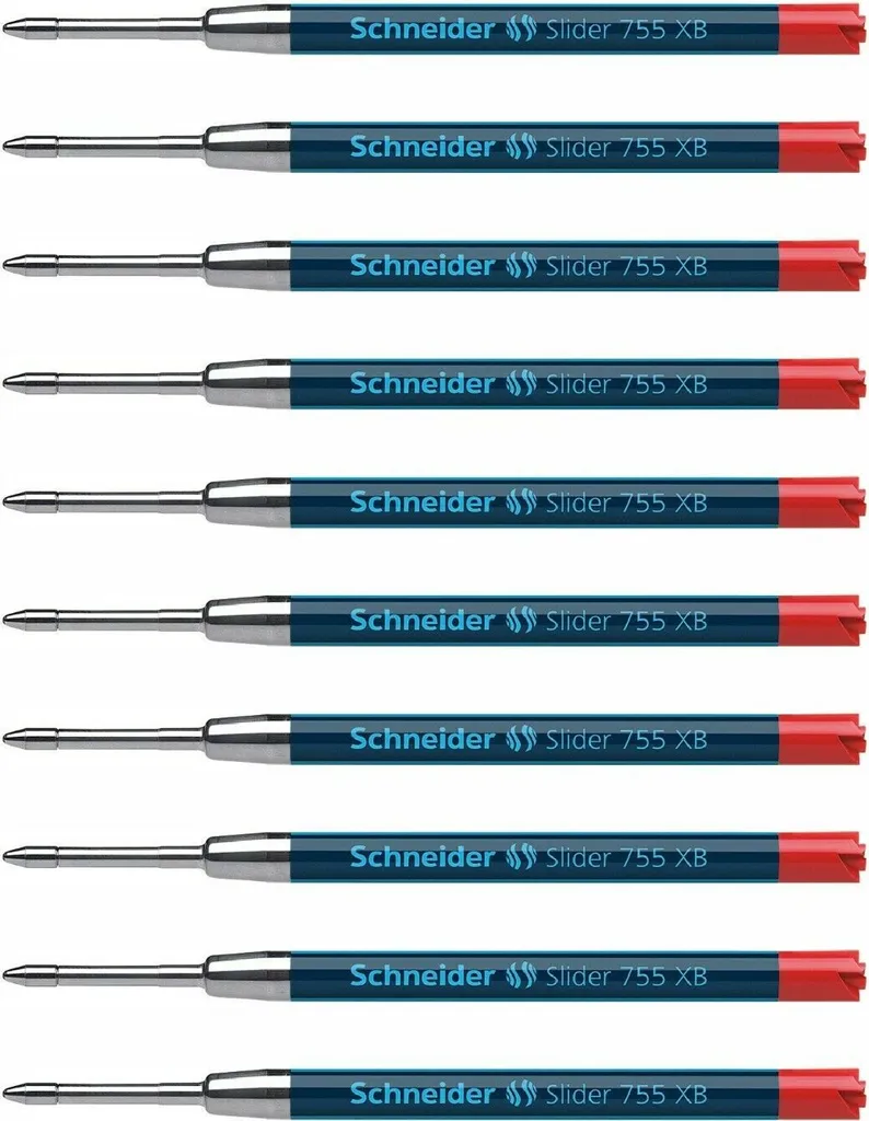 Schneider Slider 755 XB Recharge Stylo Bille Pointe Extra Large Bleue