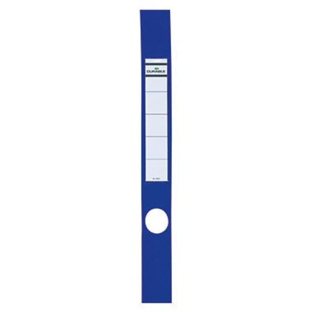 DURABLE Ordnerrückenschilder 40x390 mm selbstklebend 10 St., blau