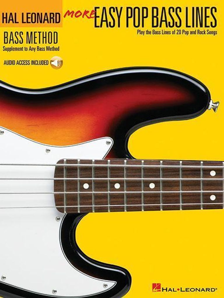 Mehr Easy Pop Bass Lines Buch/Online Audio