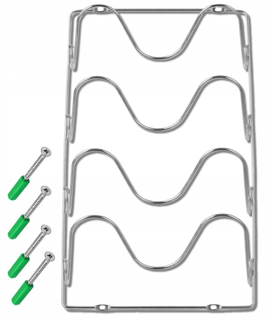 EDIBAZZAR | Porte-couvercles de cuisine pour 4 couvercles, Image du produit 
