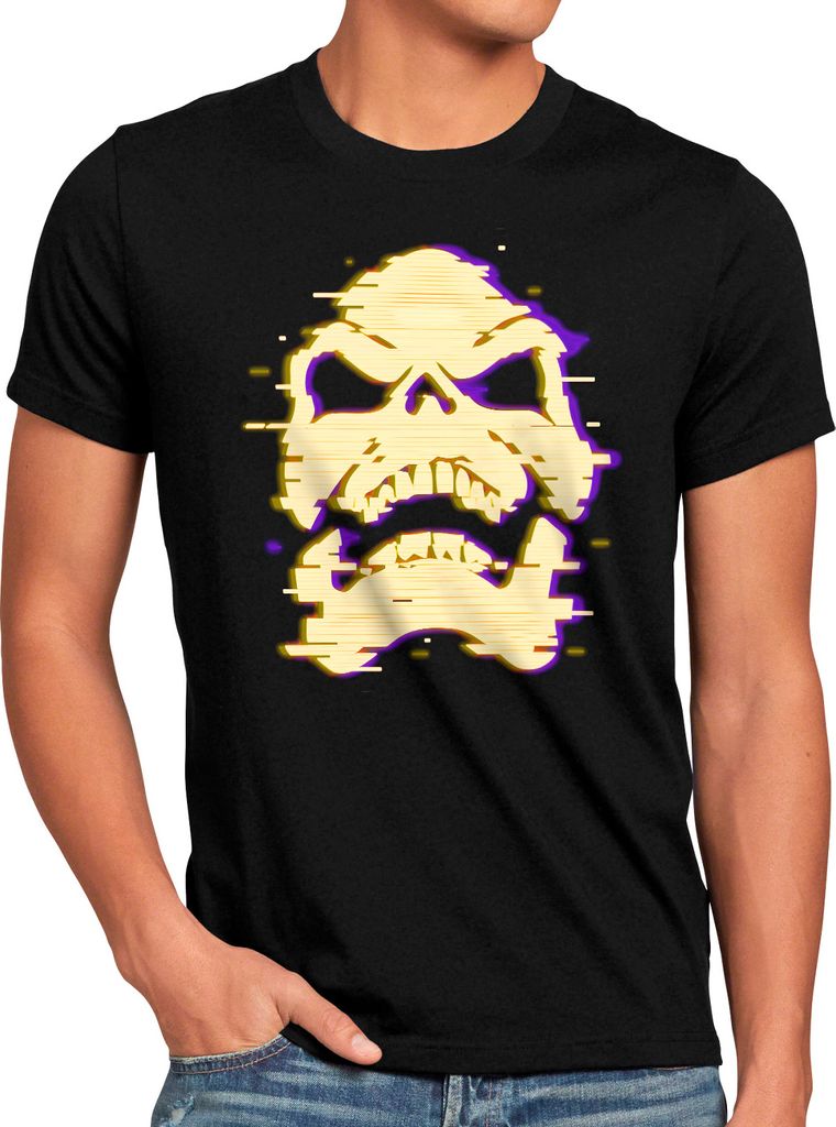 style3 Overlord Glitch Herren T-Shirt he master universe man anime