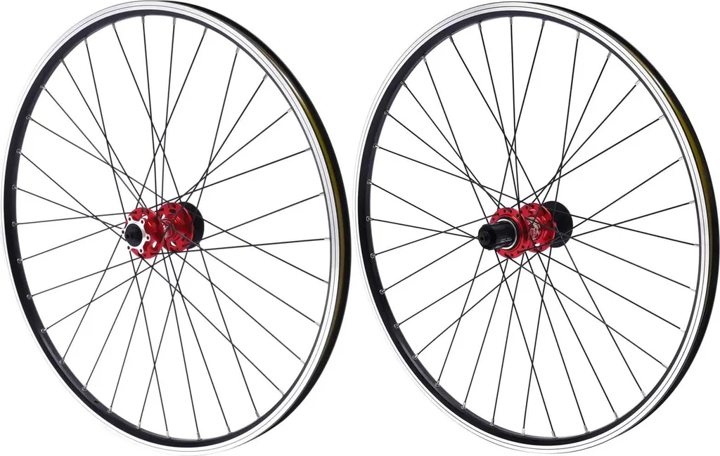 Jeu de roues VTT 73,7 cm - Paire de roues avant/arrière à axe rapide