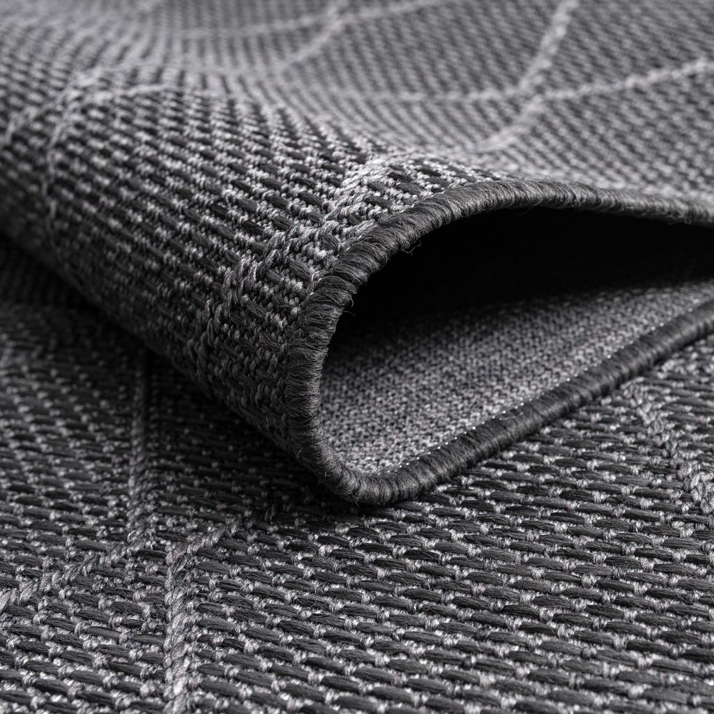 Outdoor Teppich Flachgewebe modern Boho Ethno wetterfest Produktbild 3