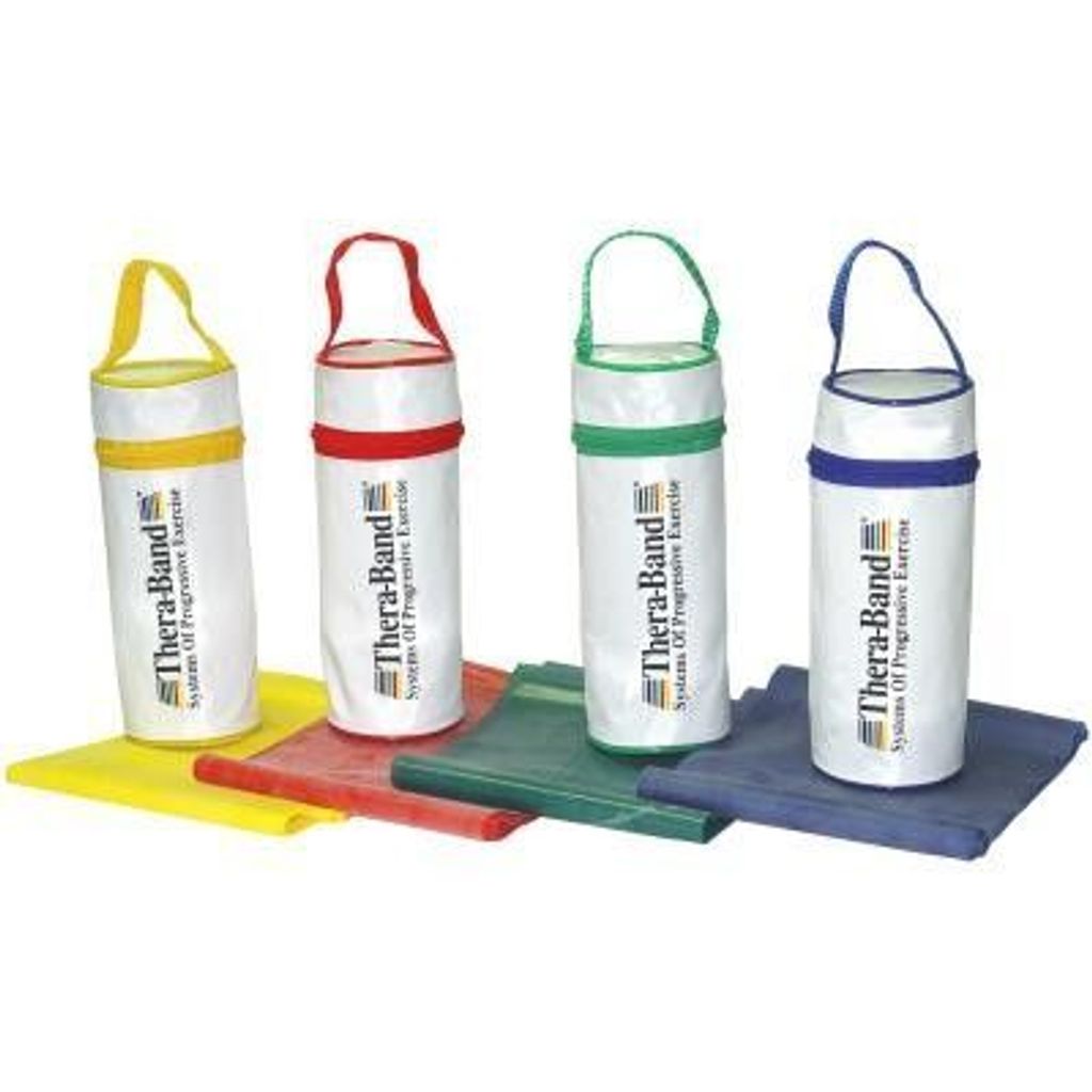 Thera-Band Taschen-Set je 1 x gelb, rot, grün, blau