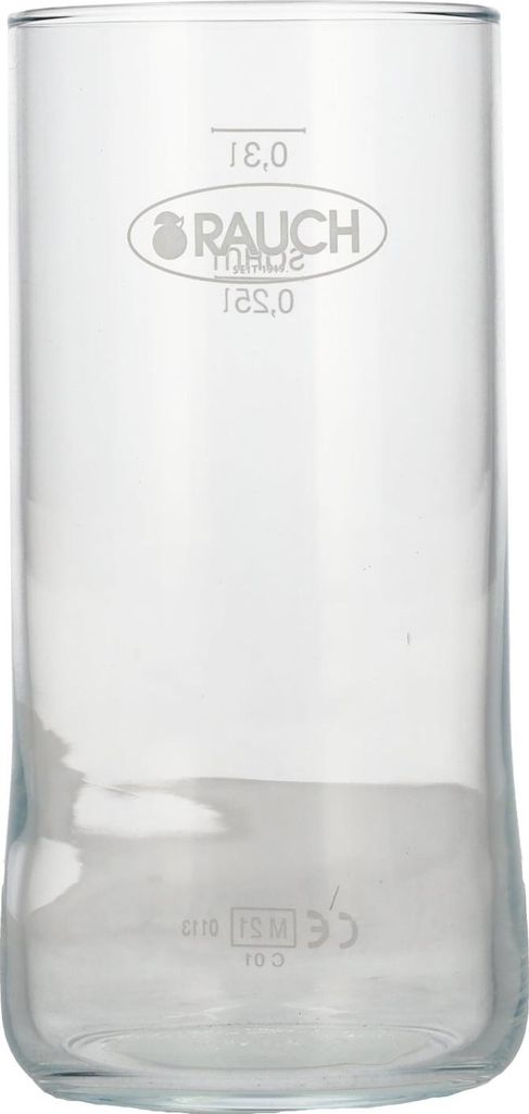 Rauch Fruchtsaft Glas mit Eichung Produktbild 