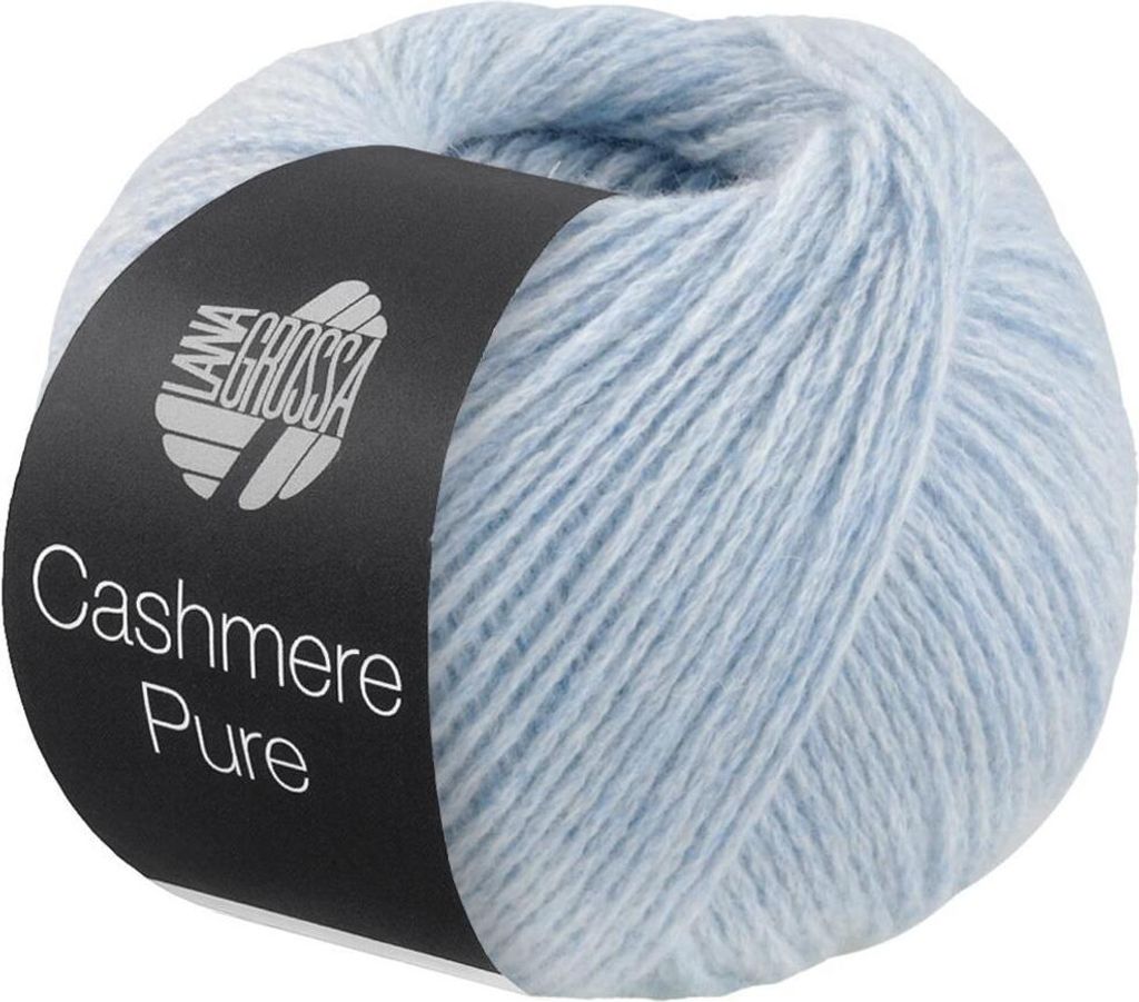 Lana Grossa - Cashmere Pure 0010 hellblau Produktbild 