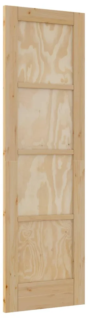 Porte intérieure vidaXL Nature 61 cm en contreplaqué finition bois brut