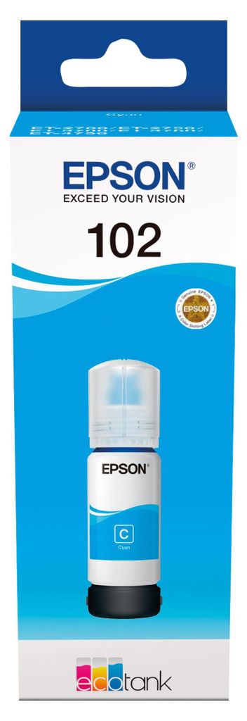 Fľaštička s azurovým atramentom Epson 102 EcoTank Obrázok produktu 