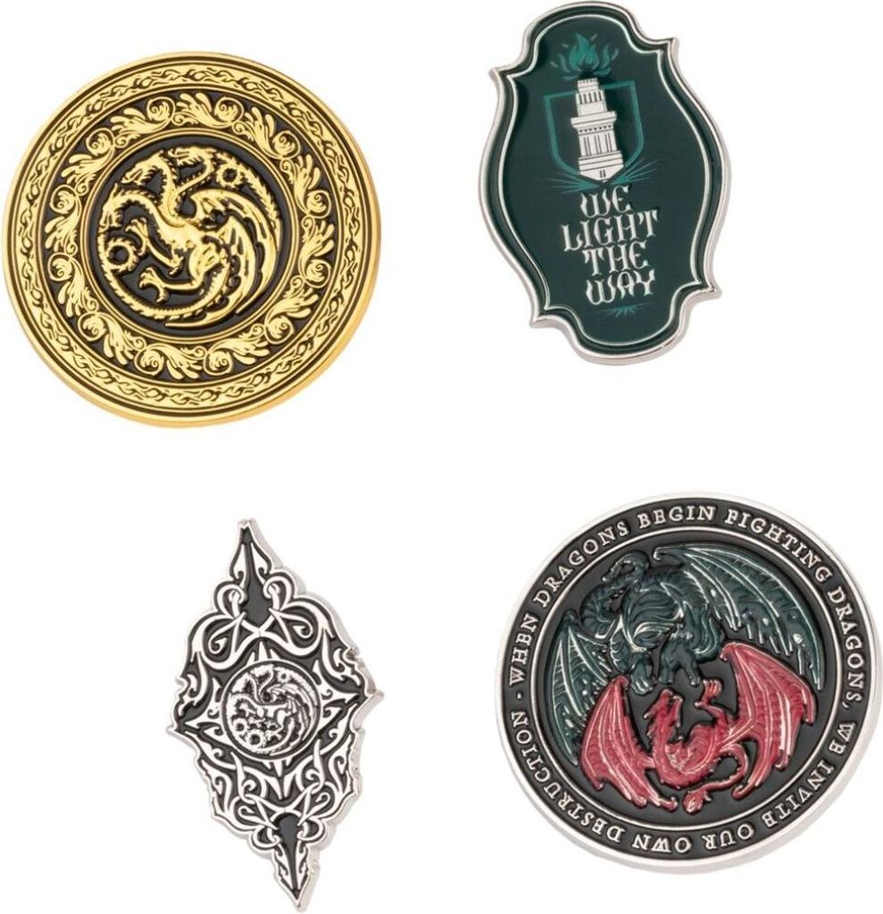 Game of Thrones House of the Dragon 4 pin set