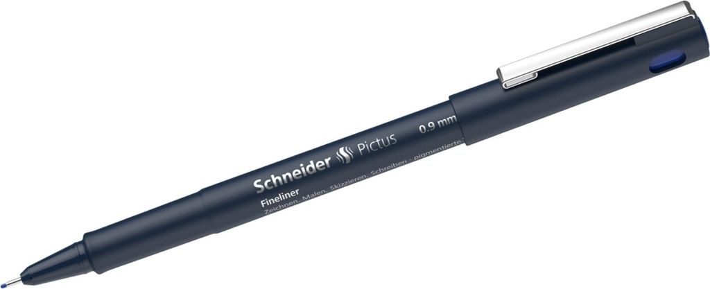 Fineliner Pictus 0,9mm blau Packung mit 6 Stück
