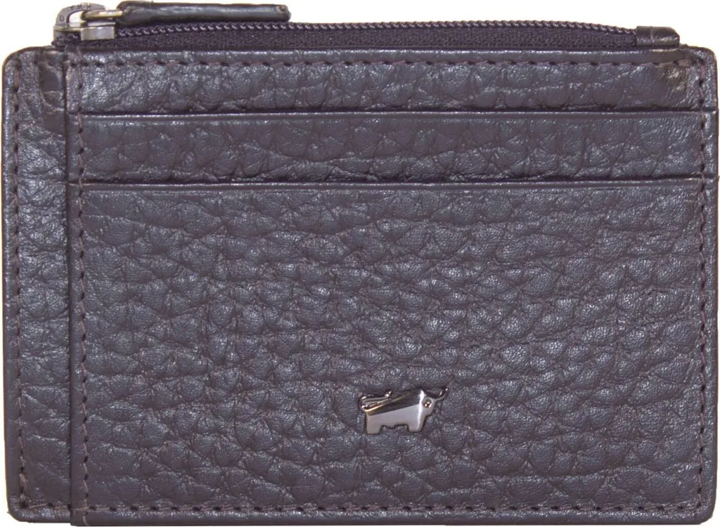 Porte-cartes en cuir marron Braun Büffel Yannik avec blocage RFID sécurisé