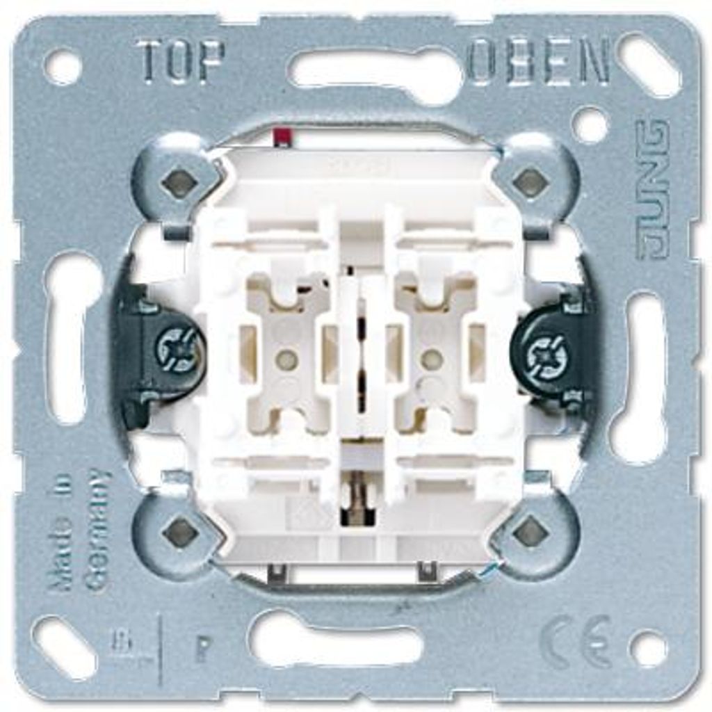 JUNG Pulsante doppio 535U da incasso 10A 250V~ 2 contatti Immagine del prodotto 