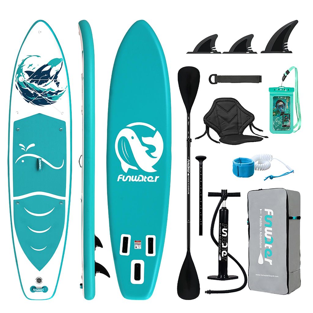 FUNWATER SUP doska s motívom Orca, 350 x 84 cm, nosnosť 205 Obrázok produktu 