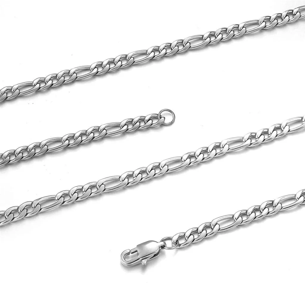 Collana uomo con catena a corda in acciaio inox - Lamù gioielli