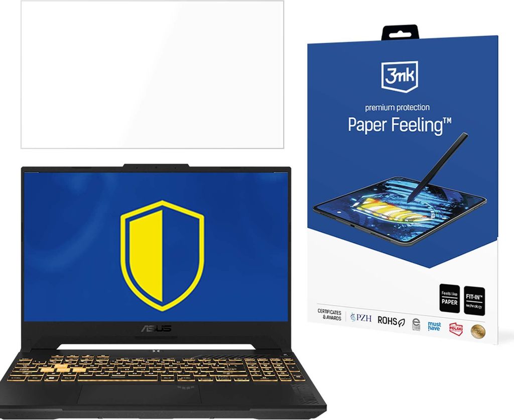 3mk Display Schutzfolie Paper Feeling für ASUS TUF Gaming F15 transparent