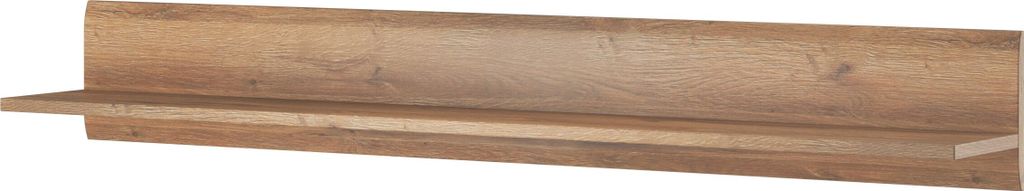 Furniture24 Hängeregal TULSA 01 Wandregal Wandboard 160 cm Grandson Eiche