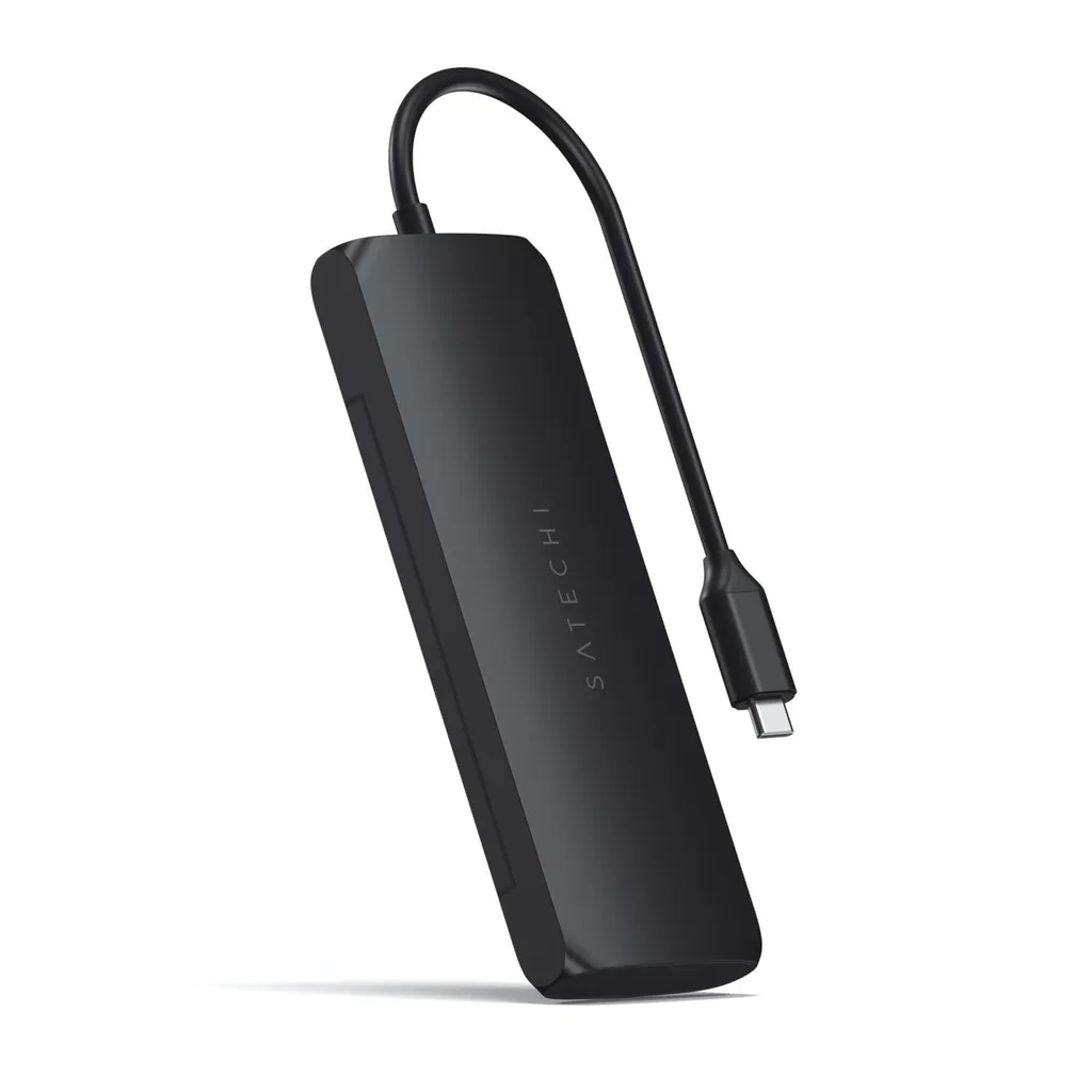 Station Satechi USB 3.2 Gen 2 Type-A 10Gbps Haute Vitesse Noire