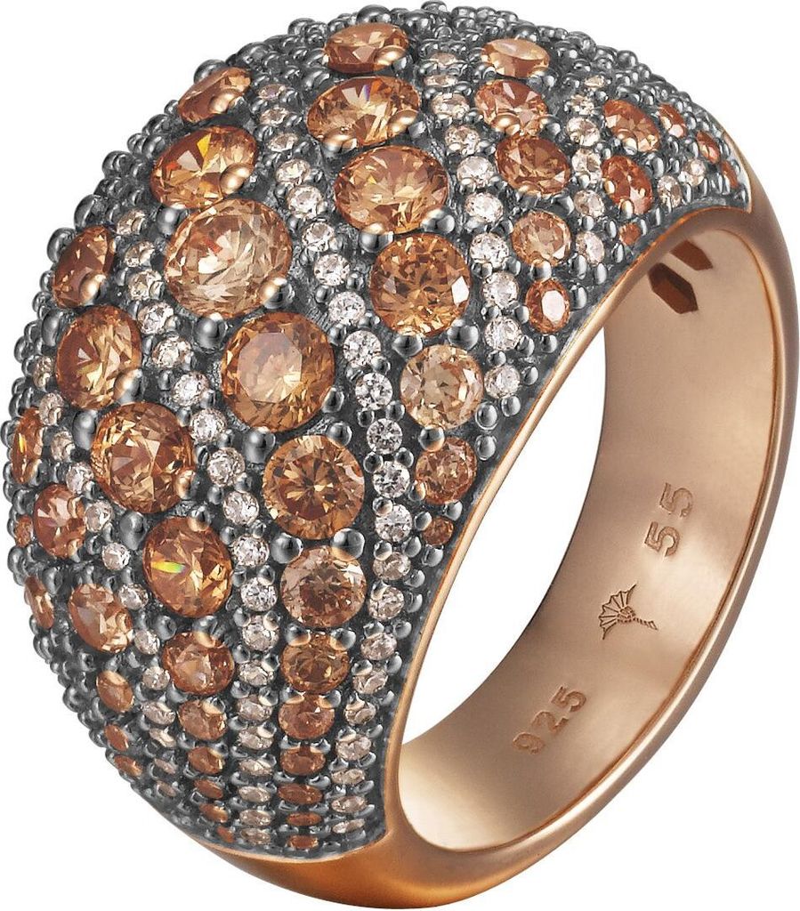 Joop Damen Ring Silber Rosé Zirkonia EXTREME PAVÈE Produktbild 