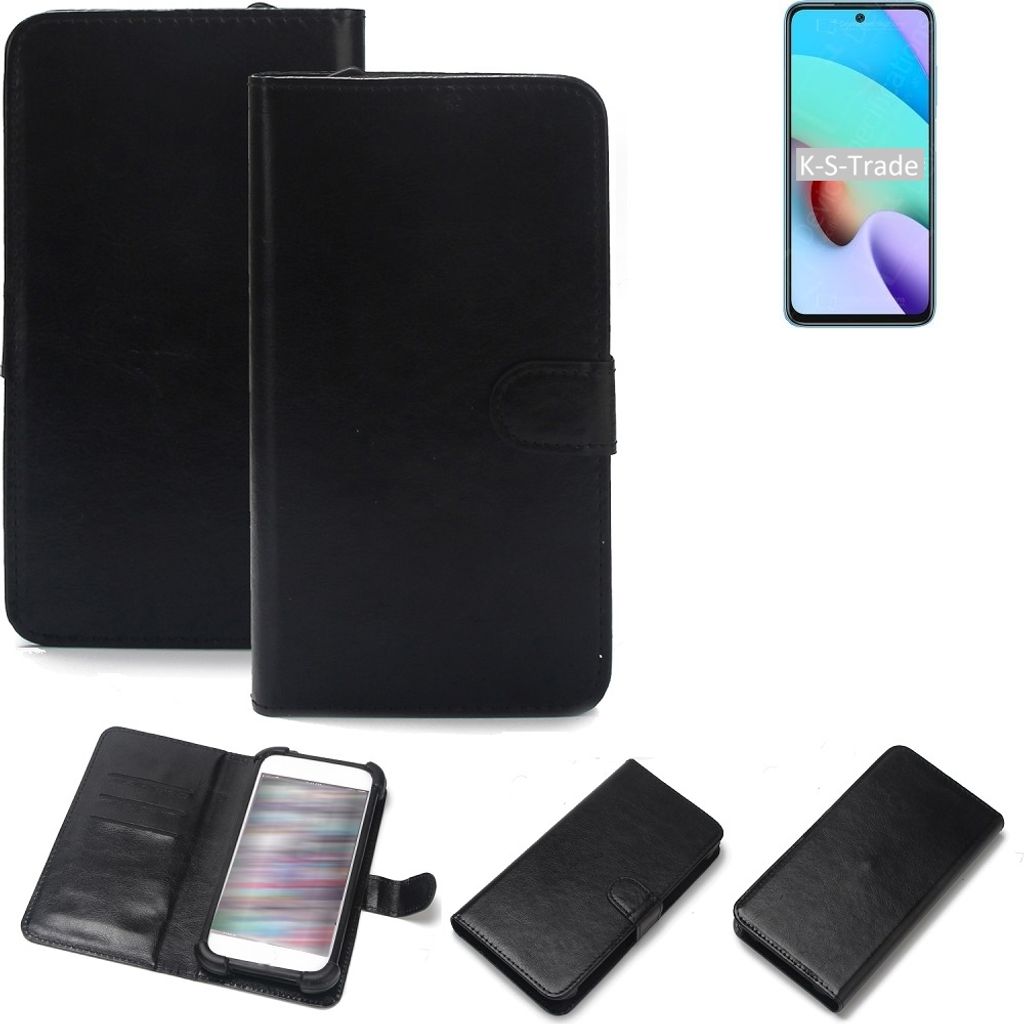 K-S-Trade Handyhülle Schutzhülle kompatibel mit Xiaomi Redmi Note 11 4G Handy Schutz Hülle Handyhülle Bumper schwarz 1x