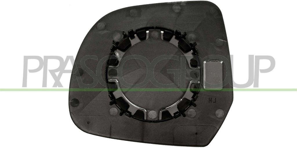 PRASCO Spiegelglas Außenspiegel Rechts für NISSAN MICRA IV (K13) Konvex DS0147503