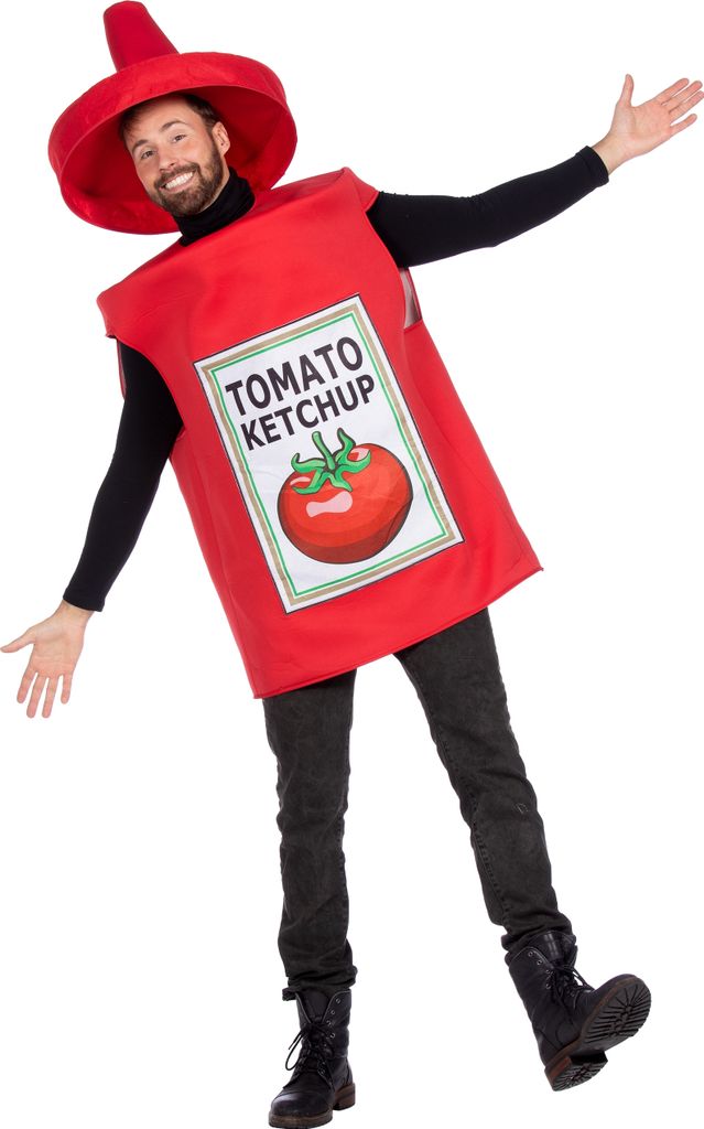 Kostüm Ketchupflasche