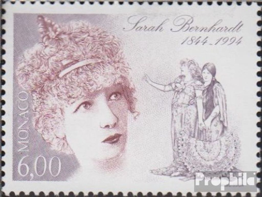 Briefmarken Monaco 1994 Mi 2206 (kompl.Ausg.) postfrisch Sarah Bernhardt