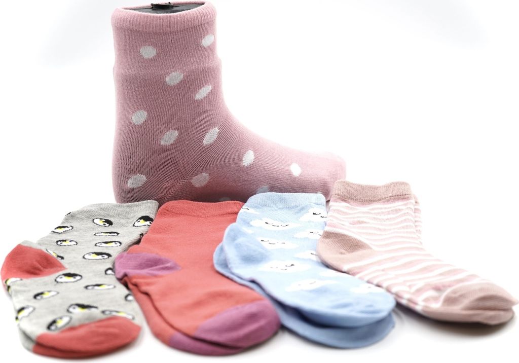 Kinder Strümpfe Socken Baumwolle Farbmix ( 10 Paar) Comfort Produktbild 