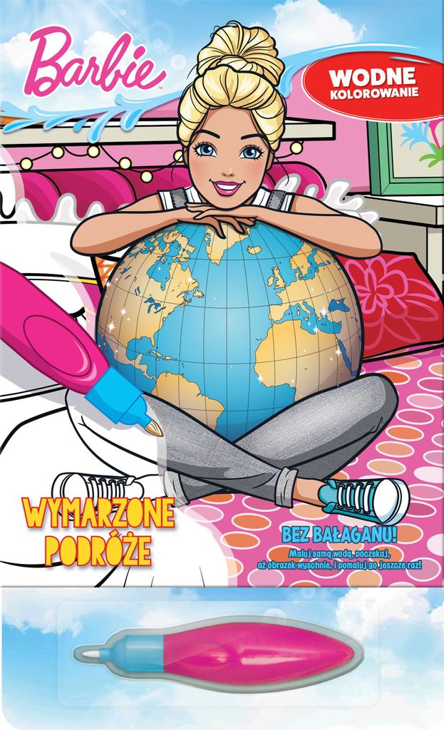 Wymarzone Podróże. Barbie. Wodne Kolorowanie