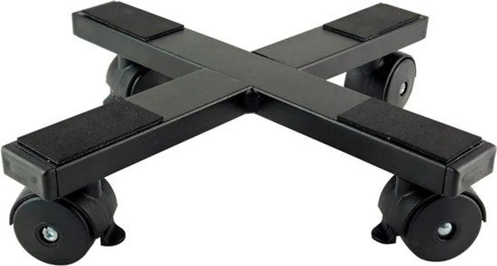 Table de jardin roulante 70kg pour pots de fleurs intérieur noir