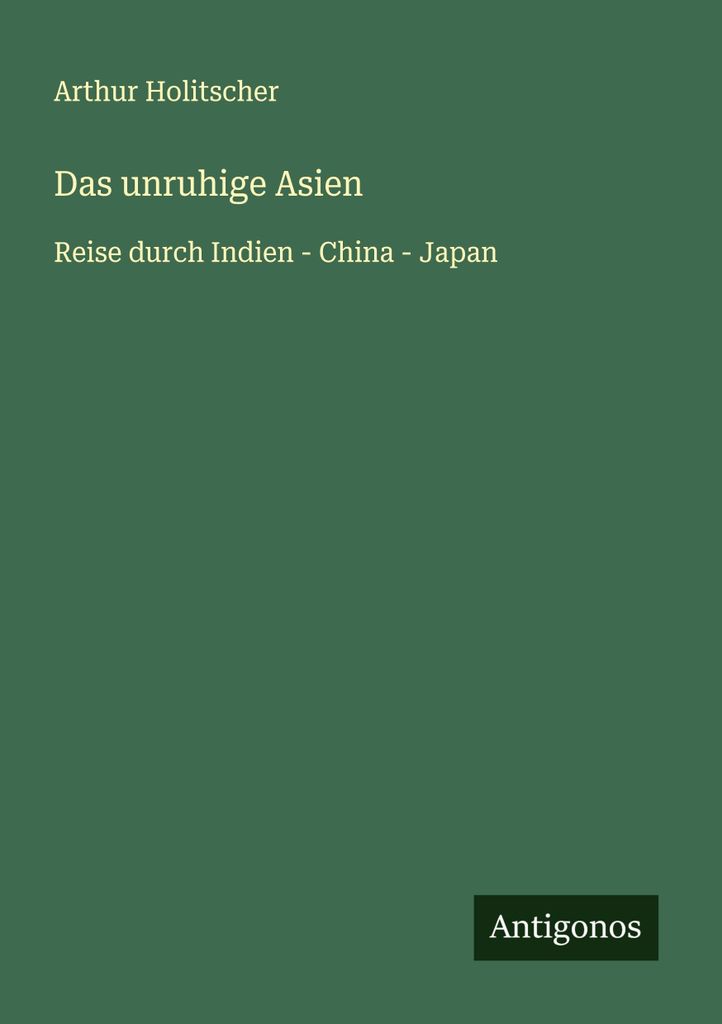 Das unruhige Asien