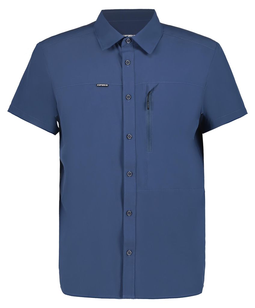 Icepeak Herrenhemd Burns blau 54