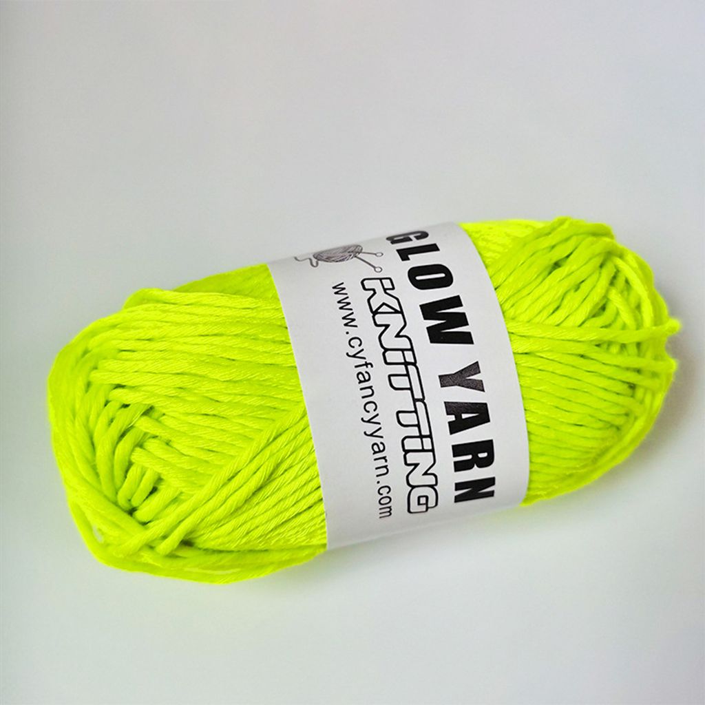Leuchtendes Handstrickgarn, Leuchtwolle Glow In The Dark, Produktbild 4