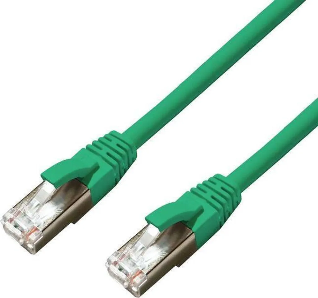 Câble réseau MicroConnect MC-SFTP6A10G Cat6a S/FTP Vert de 10 mètres
