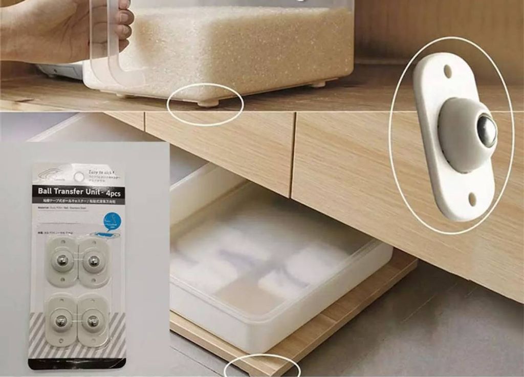 Verk 01811 Univerzální samolepící kolečka na nábytek Obrázek produktu 2