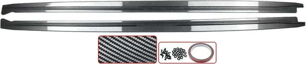 Carénages latéraux en ABS style carbone pour carrosserie moto Modèle C2