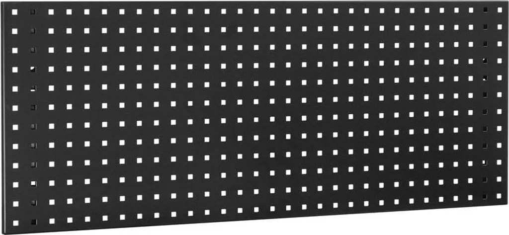 Panneau Perforé Suspendu 1200P/1 Ligne Noire pour Rangement Atelier