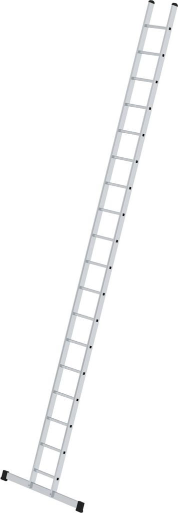 Sprossen-Anlegeleiter 350 mm breit mit Standard-Traverse 18 Sprossen