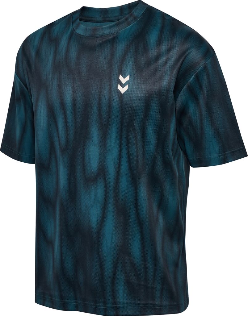 Hummel Hmlhiit Aop Lose T-Shirt S/S - Seegras, Größe:L