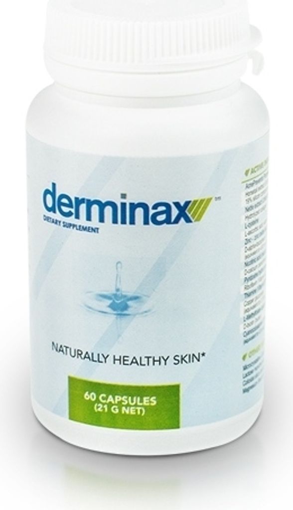 Derminax – Nahrungsergänzungsmittel für gesunde Haut, 30 Kapseln