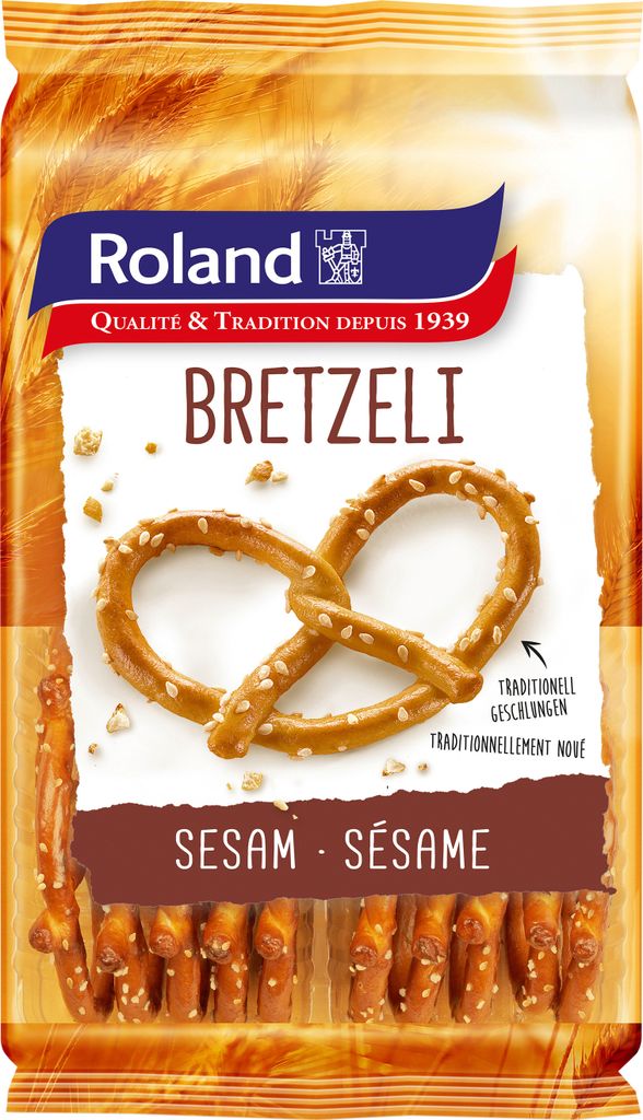 Roland Bretzeli con semi di sesamo croccanti, deliziosi e Immagine del prodotto 