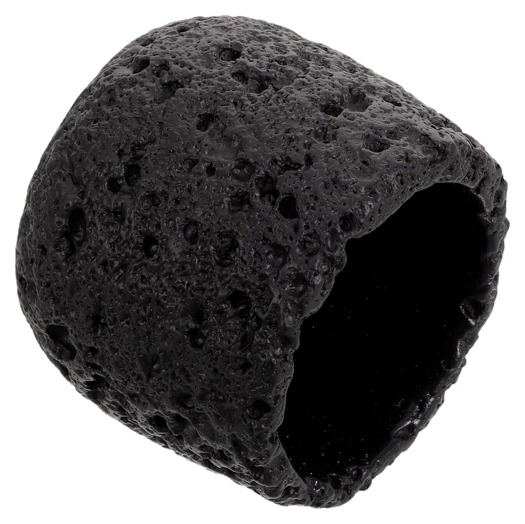 Leerer Streichholzhalter aus Kunstlavastein 6 X 6 X 5 cm Winddichter Beton Aufbewahrungsbehälter für Kamin, Kerzen und Tischdekoration