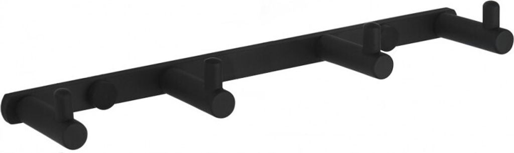 Mexen vierfacher Handtuchhaken, Schwarz - 709164-70
