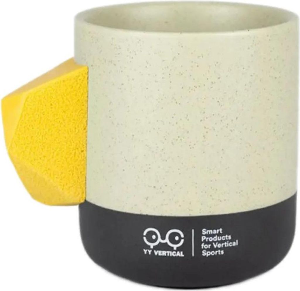 Climbing mug with climb hold Climbing Mug Evo - Yellow - YY Vertical