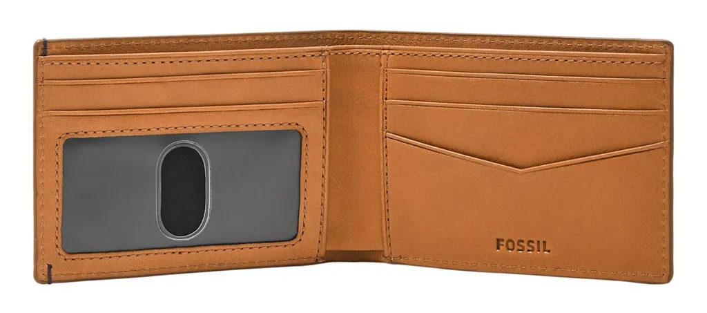 Fossil Bronson Front Pocket Wallet Bifold Camel - Étui de Crédit Chic