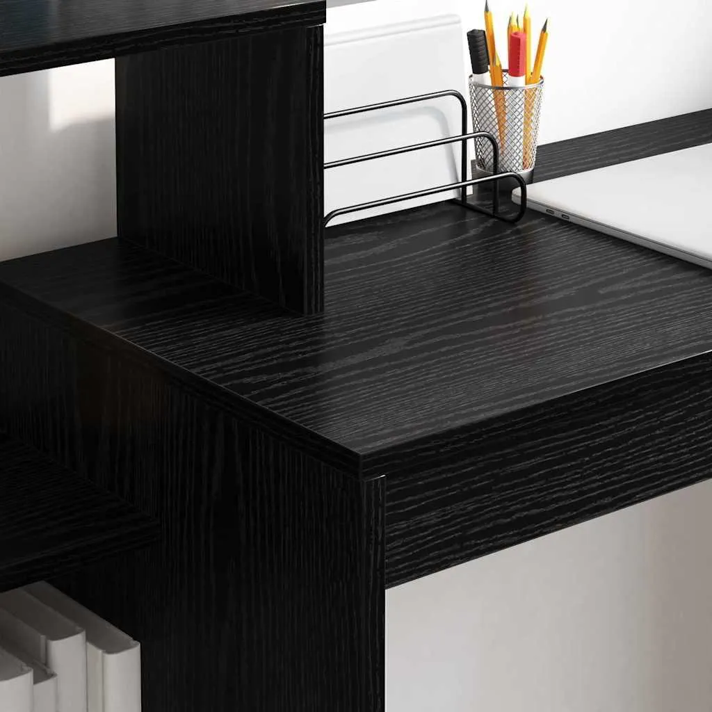 vidaXL Scrivania Rovere Sonoma 80x50x90 cm Legno Multistrato e Ferro